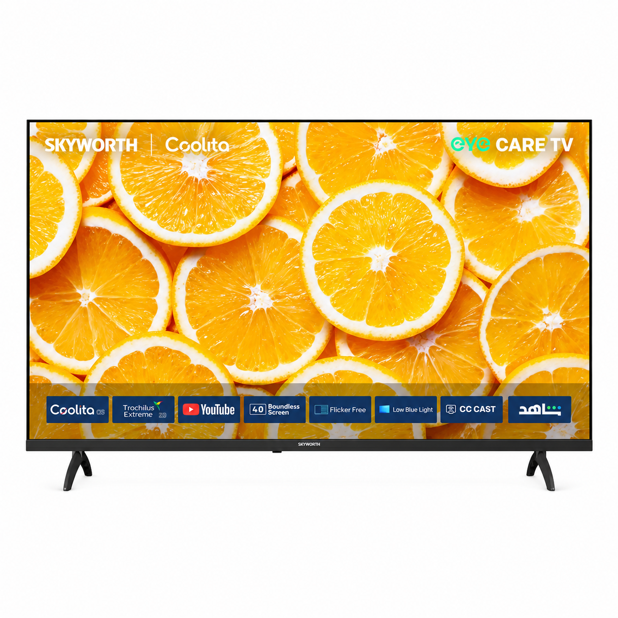 Skyworth 43E5000G Coolita 43-Inch Full HD Smart TV | 60Hz | Smart Features | Eye Care TV