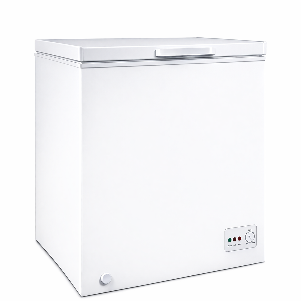 Akai 96L Chest Freezer ACF-155K – Fast Freeze, Manual Defrost, Compact Design, White