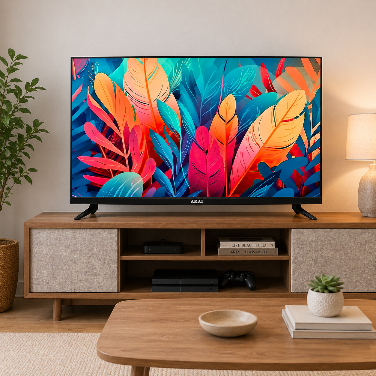 AKAI 75 Inch 4K Ultra HD Smart Android TV ALT-754KAP | Android 14 | Dolby Audio