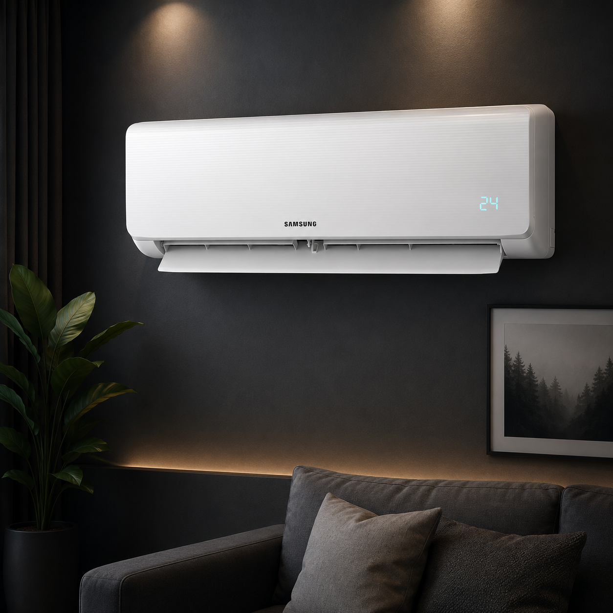 Samsung 1.5 Ton Split Air Conditioner AR18BRHQJWK R410 Cool Only