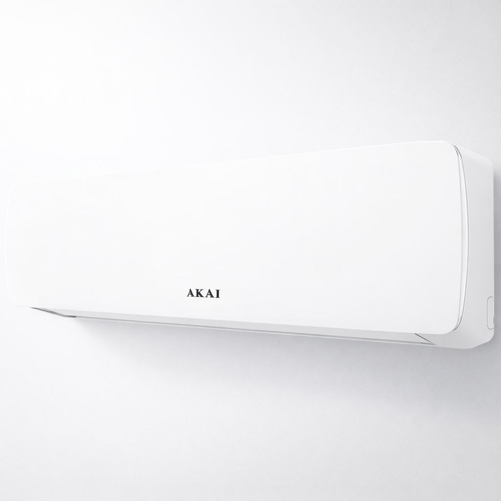 Akai Split AC ASA-1850A – 1.5 Ton, 18,540 BTU, Cold Only, Rotary Compressor, White