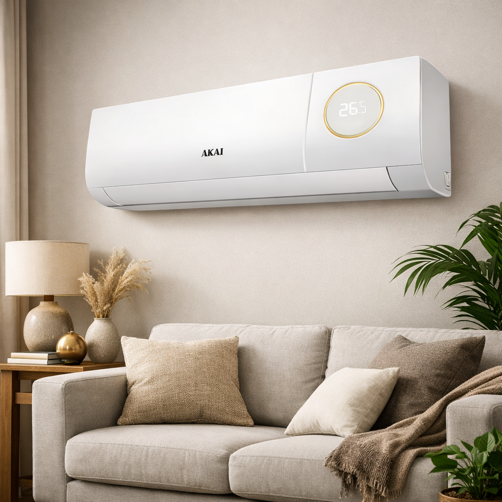 Akai ASA-18ACI Split AC – 18,000 BTU, Cold Only AC, Rotary Compressor, 7-Star Energy Efficiency