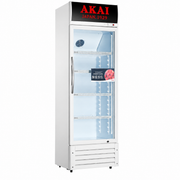 AKAI Showcase Chiller 260L ASC-29Q | Single Glass Door | Direct Cooling | White