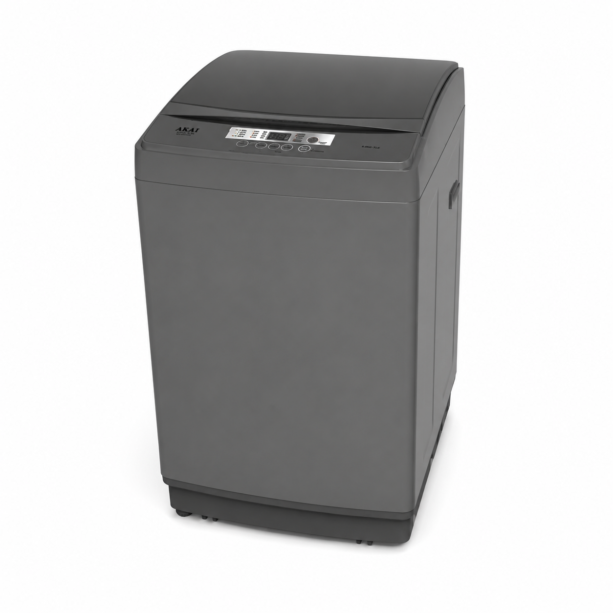 Akai ATL-1100M Top Load Washing Machine 10KG | Silver | LED Display | Child Lock | 8 Wash Programs
