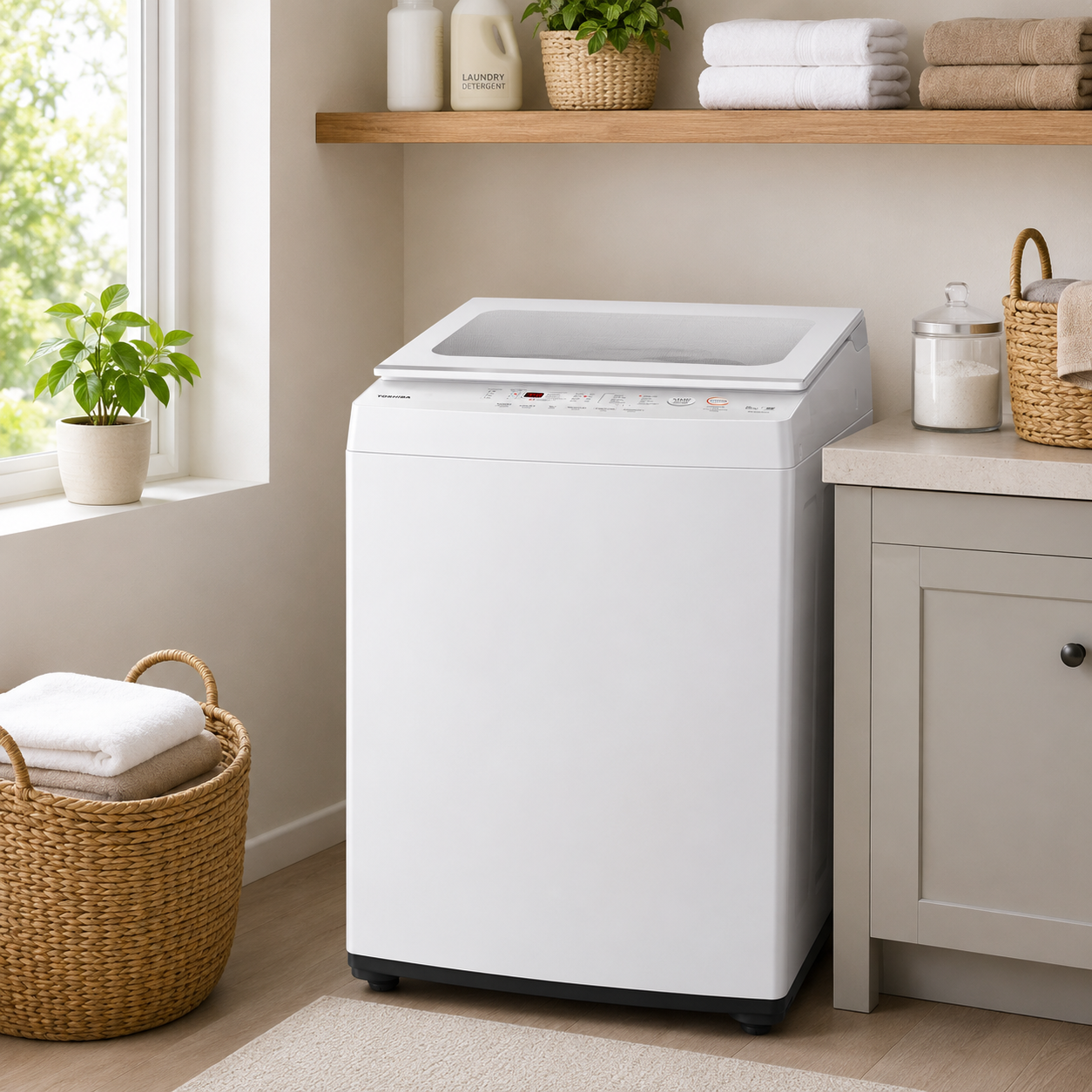 Toshiba AW-M901BUPBWW Top Load Washing Machine 8KG | Fully Automatic | White