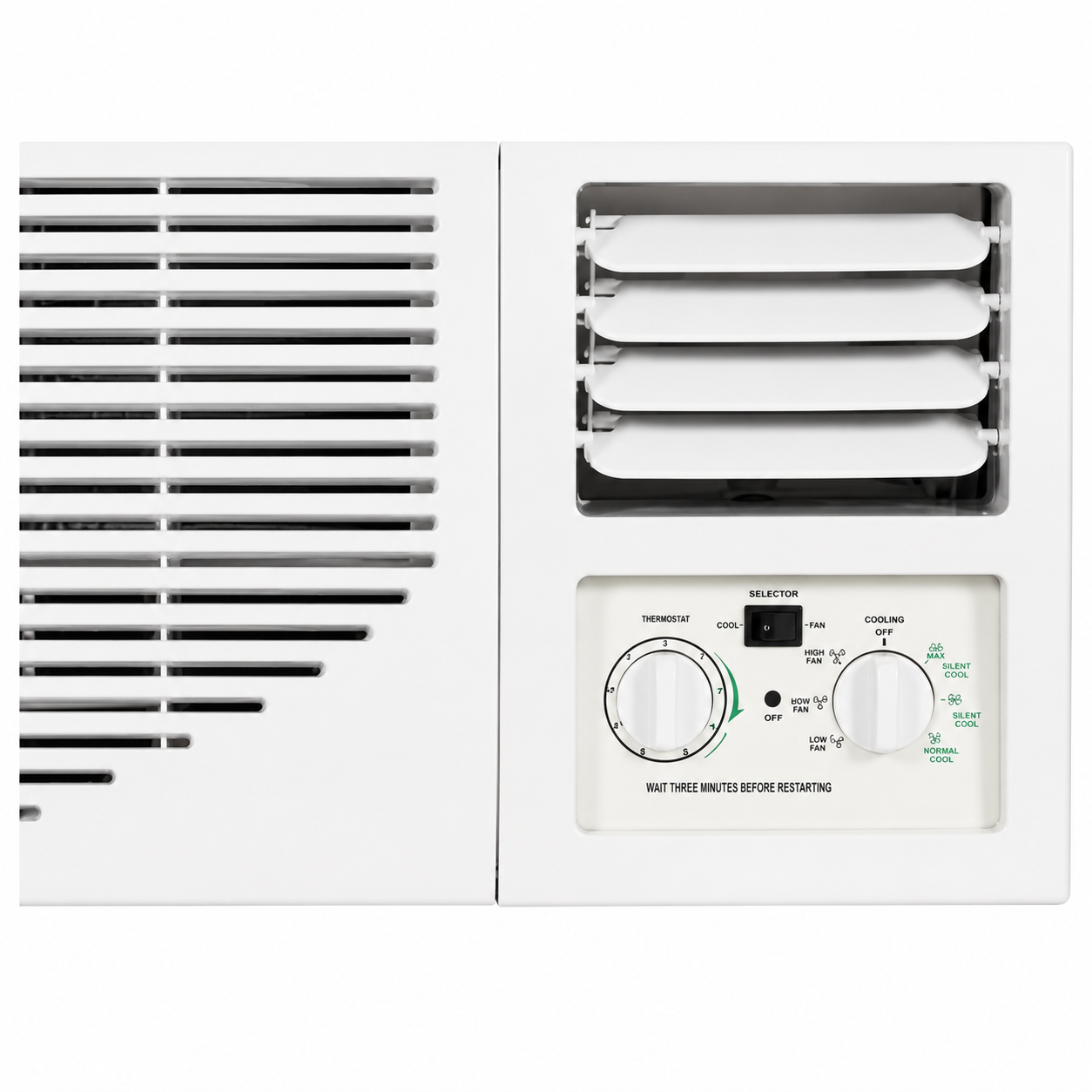 Akai AWA-24AS Window Air Conditioner 2.0 Ton (24000 BTU) | Rotary Compressor | Cold Only | 3 Fan Speeds
