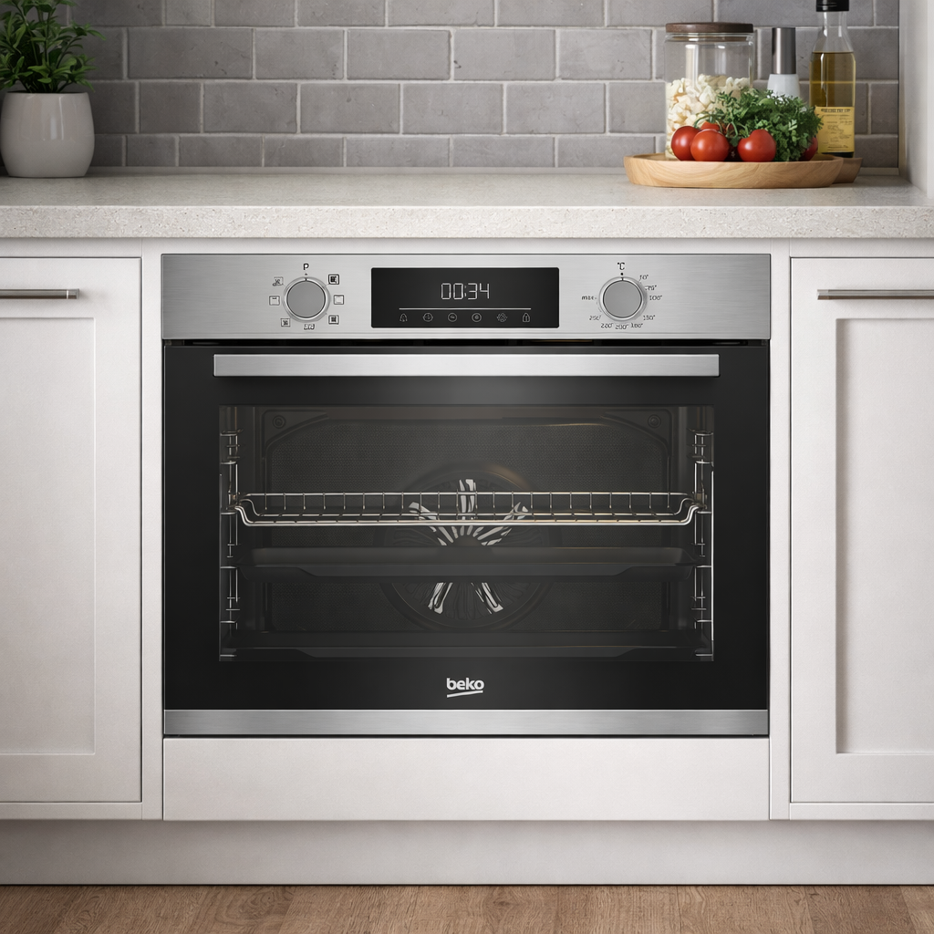 Beko Built-in Electric Oven 60cm BBIM14300XD – 72L Multi-Function Oven