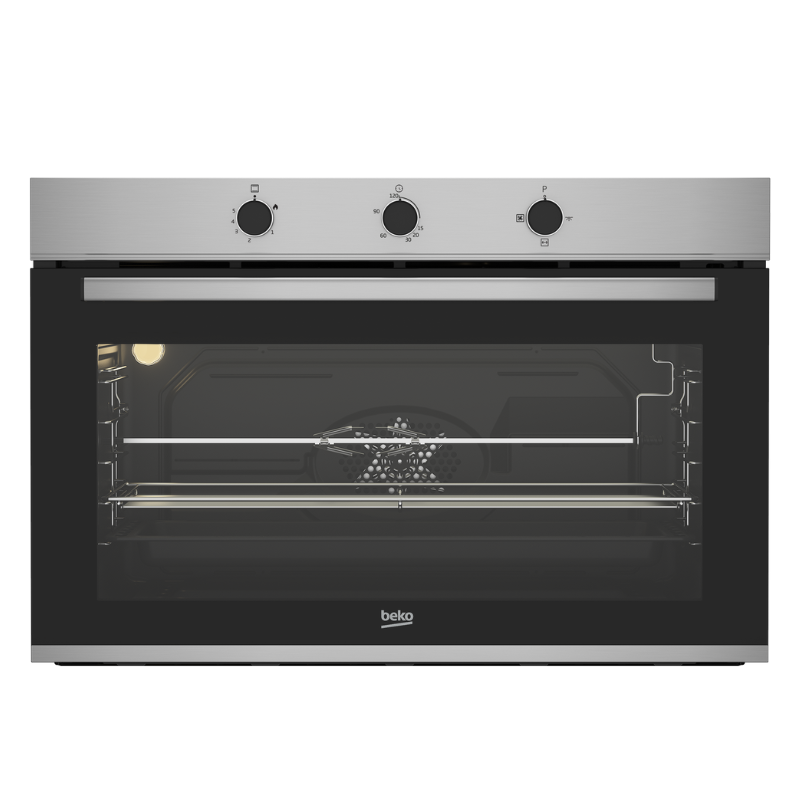Beko Built-in Gas Oven 90cm BBWHT12101XS – 96L Fan-Assisted Oven