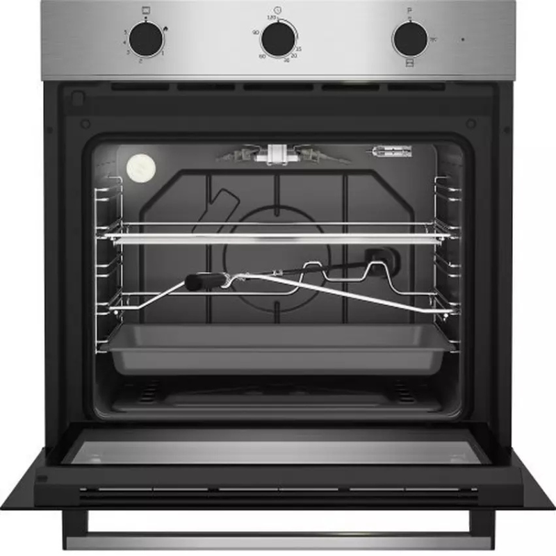 BEKO 60 cm Built-In Gas Oven BIGT22100XML – 72 L Capacity with Halogen Illumination & Grill Function