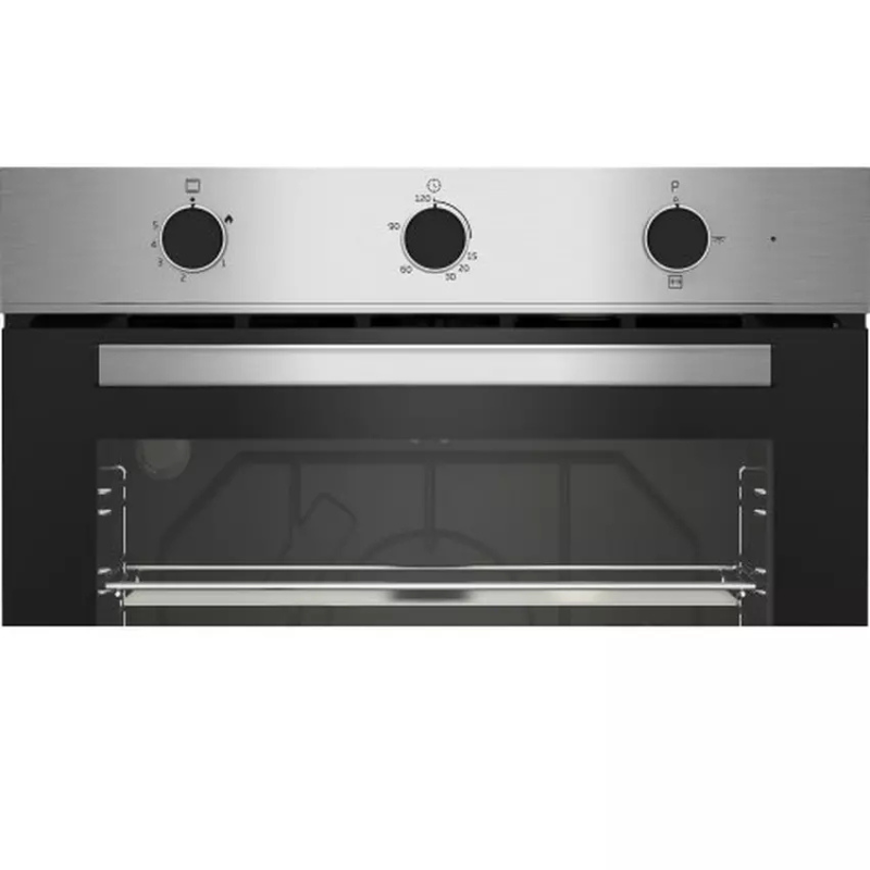 BEKO 60 cm Built-In Gas Oven BIGT22100XML – 72 L Capacity with Halogen Illumination & Grill Function