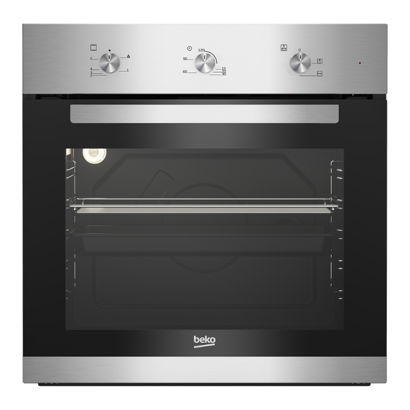 Beko Built-in Gas Oven 60cm BIGT22100XML – 72L Stainless Steel Oven