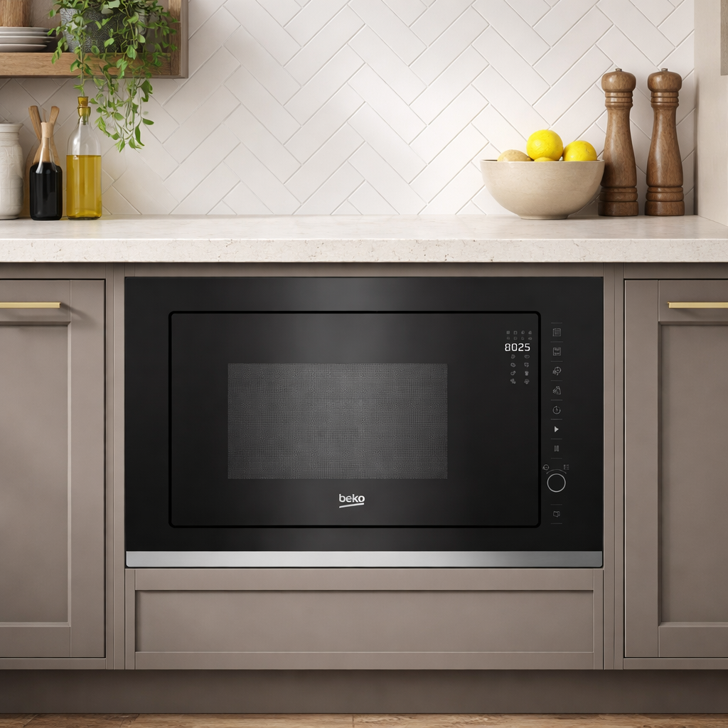 Beko Built-in Microwave Oven 60cm BMGB25333X – 25L Grill Microwave