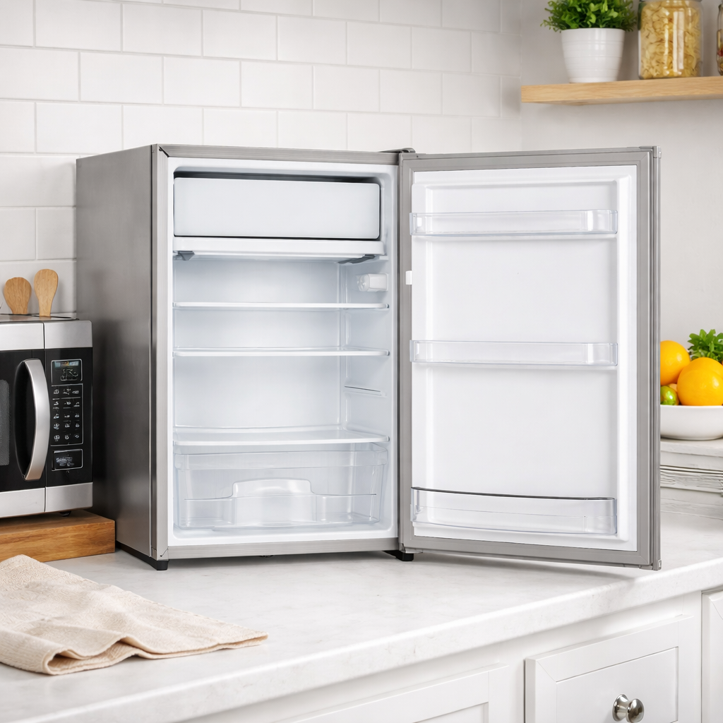 Best 60L Single Door Refrigerator – BST-DC60S | Compact Mini Fridge | Silver