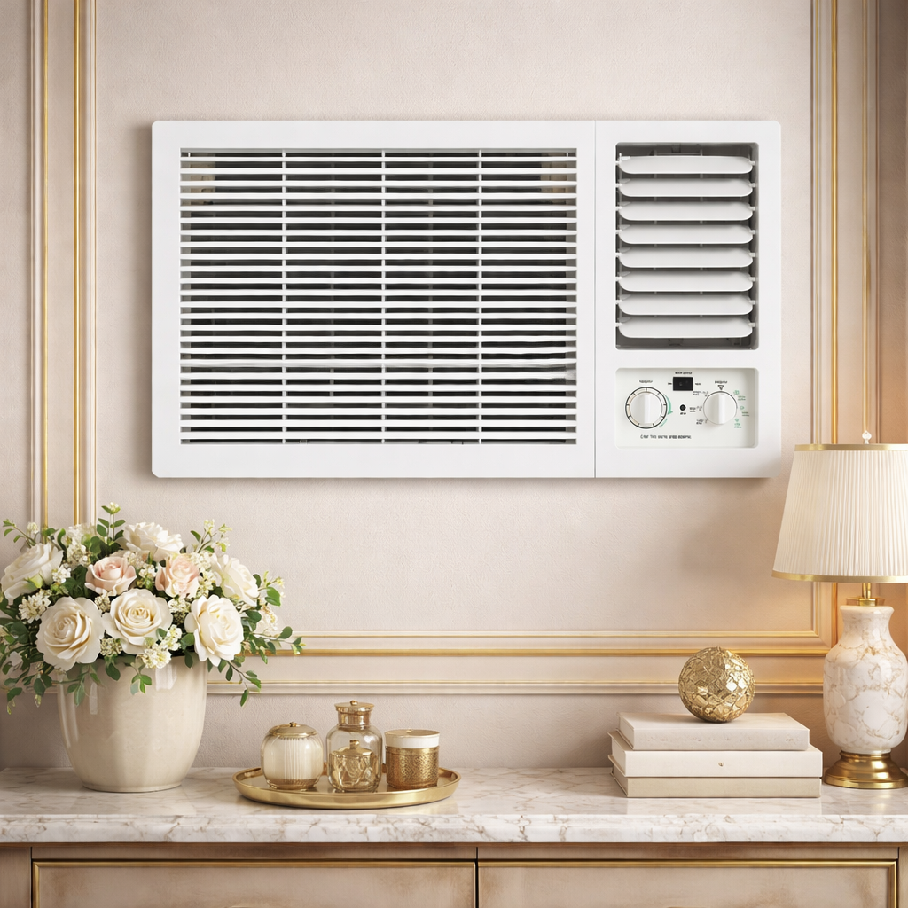 Best Window Air Conditioner BSTW24CRT – 2.0 Ton, Powerful Cooling, Rotary Compressor, R410A, White