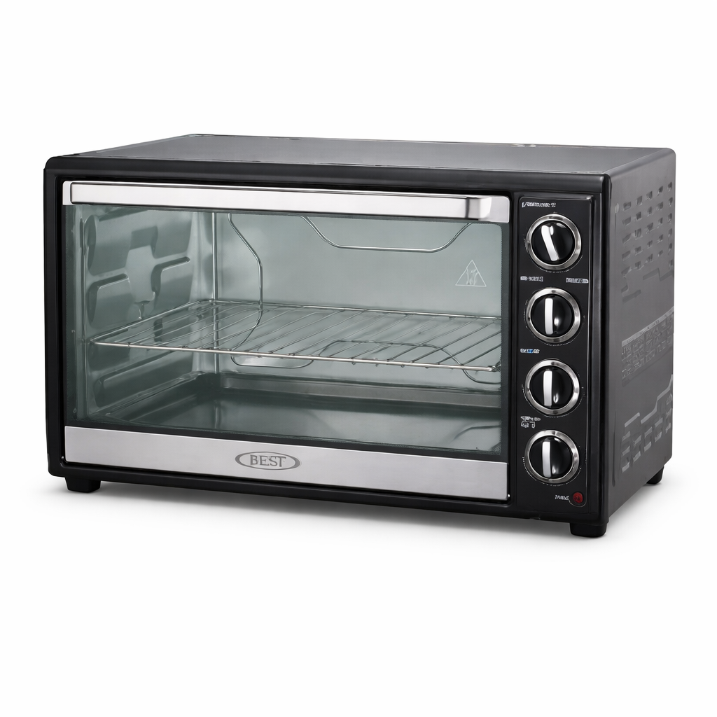 BT-2060CR Electric Oven 60L – 2000W Convection Oven with Rotisserie, Grill & Timer