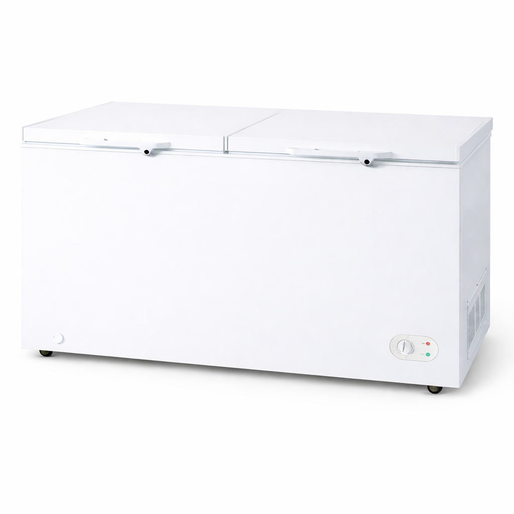 Best 510L Double Door Chest Freezer – BT-CF510WD | R600a Refrigerant | Commercial Deep Freezer