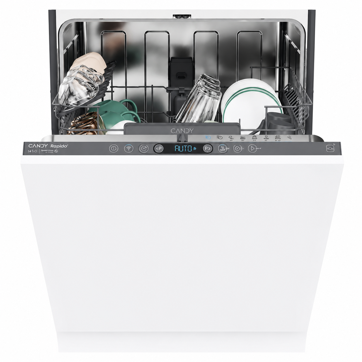 Candy Fully Built-In Dishwasher 14 Place Settings CI-4E7F0A-19 Wi-Fi & Bluetooth