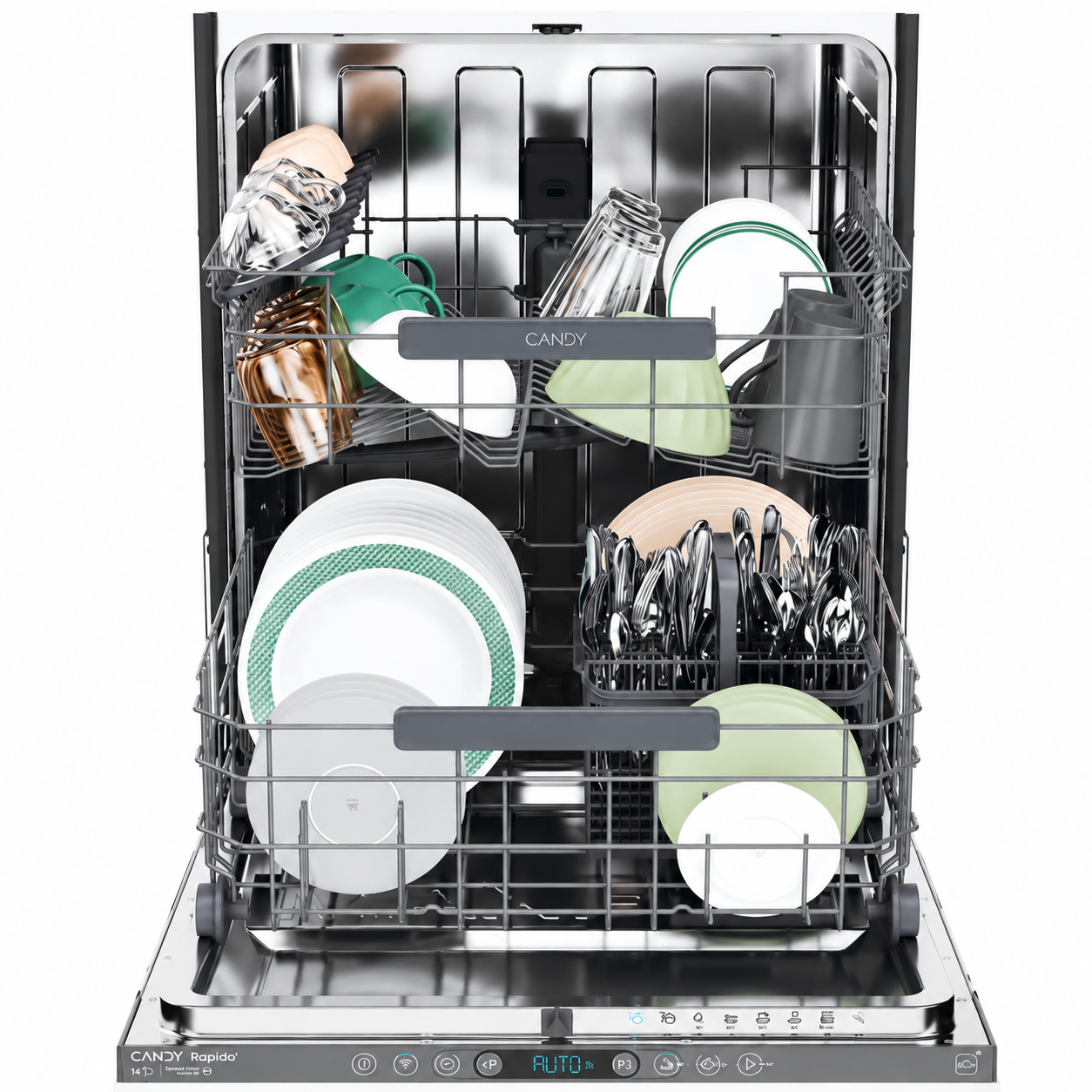 Candy Fully Built-In Dishwasher 14 Place Settings CI-4E7F0A-19 Wi-Fi & Bluetooth