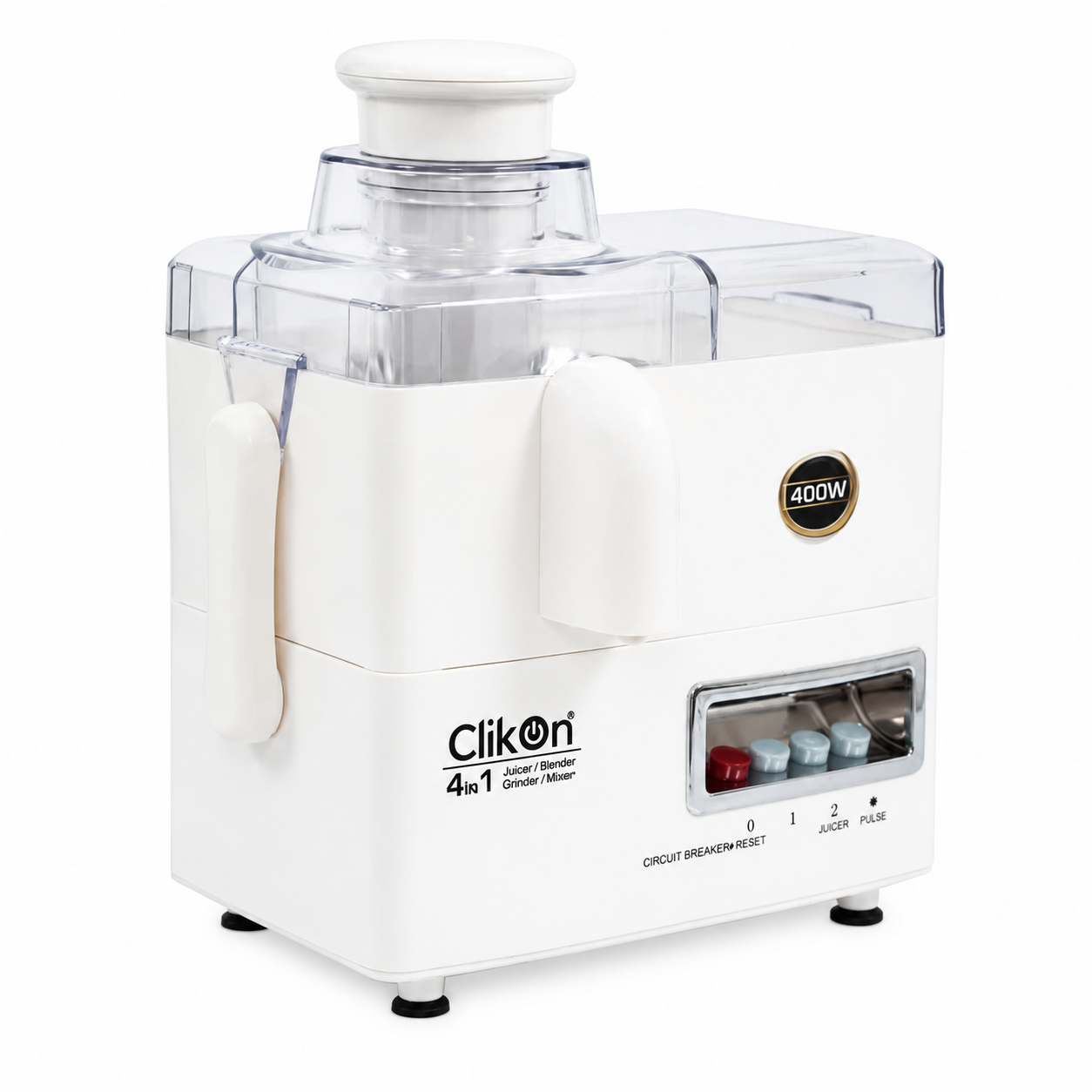 Clikon CK2150 4 in 1 Juicer Blender Grinder & Mixer | 600W | 1.7L Blender Jar