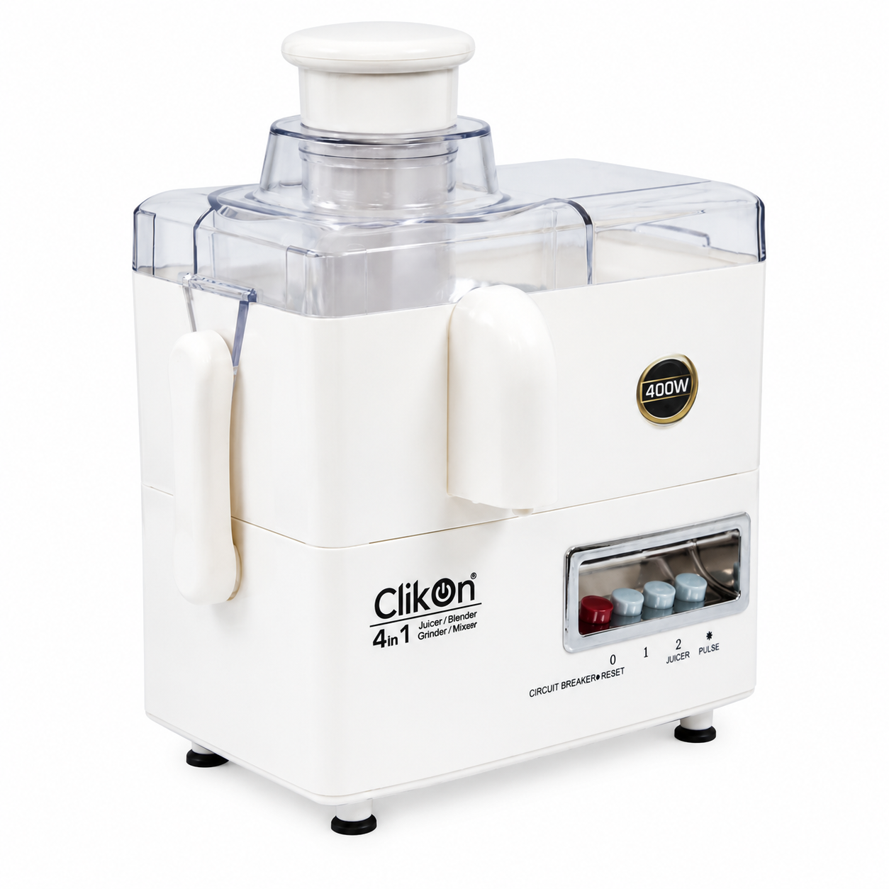 Clikon CK2150 4 in 1 Juicer Blender Grinder & Mixer | 600W | 1.7L Blender Jar