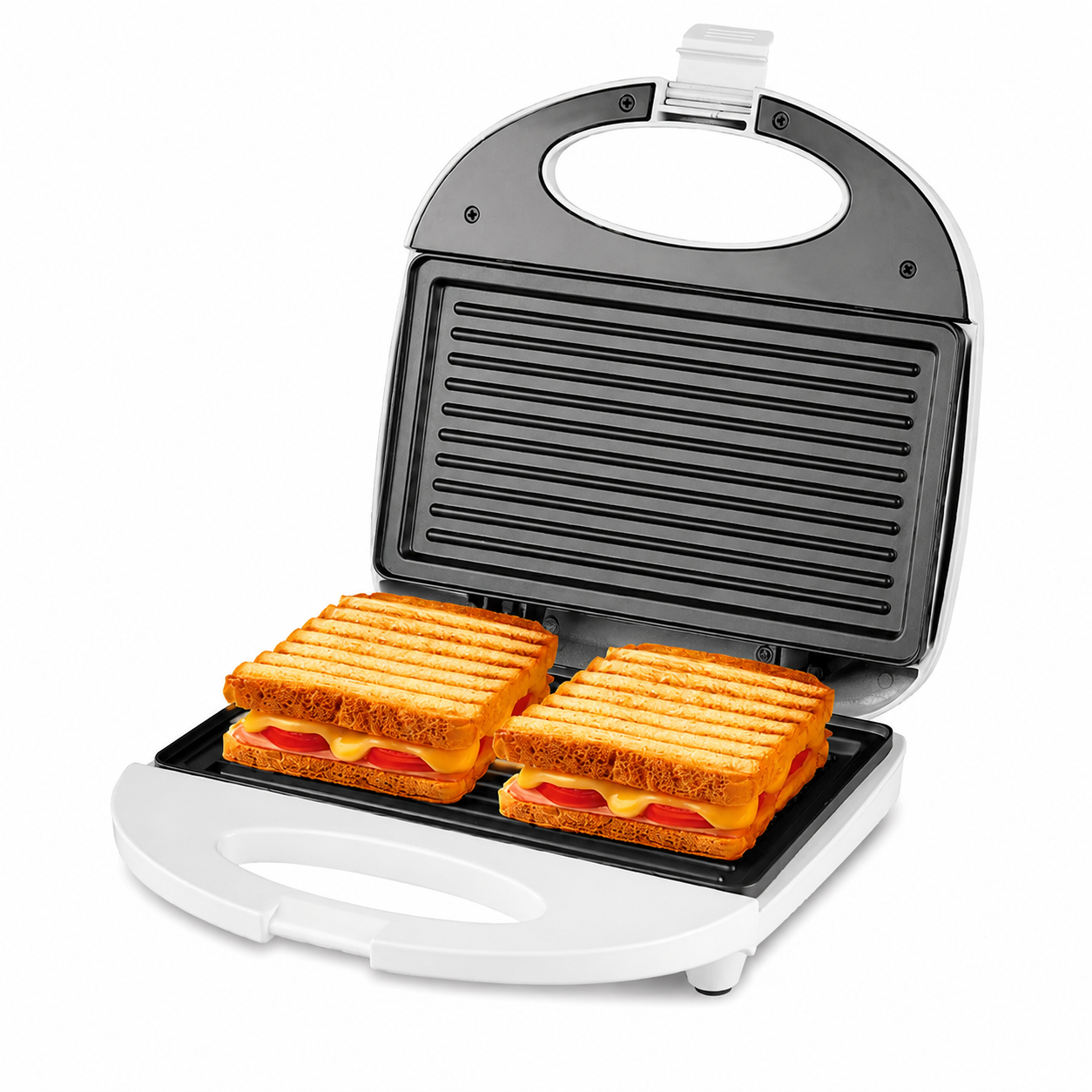 Clikon CK2446 Sandwich Maker 2 Slice | Non-Stick Grill Plates | 750W