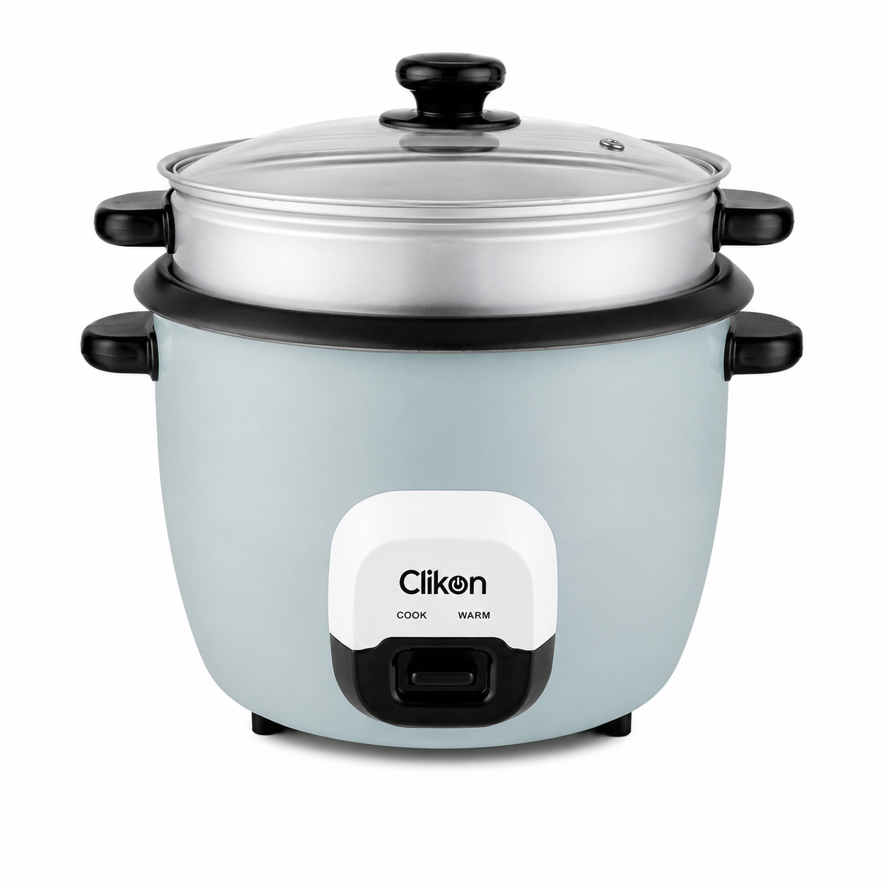 Clikon CK2731 Rice Cooker with Steamer 1.0L | Keep Warm Function | 400W
