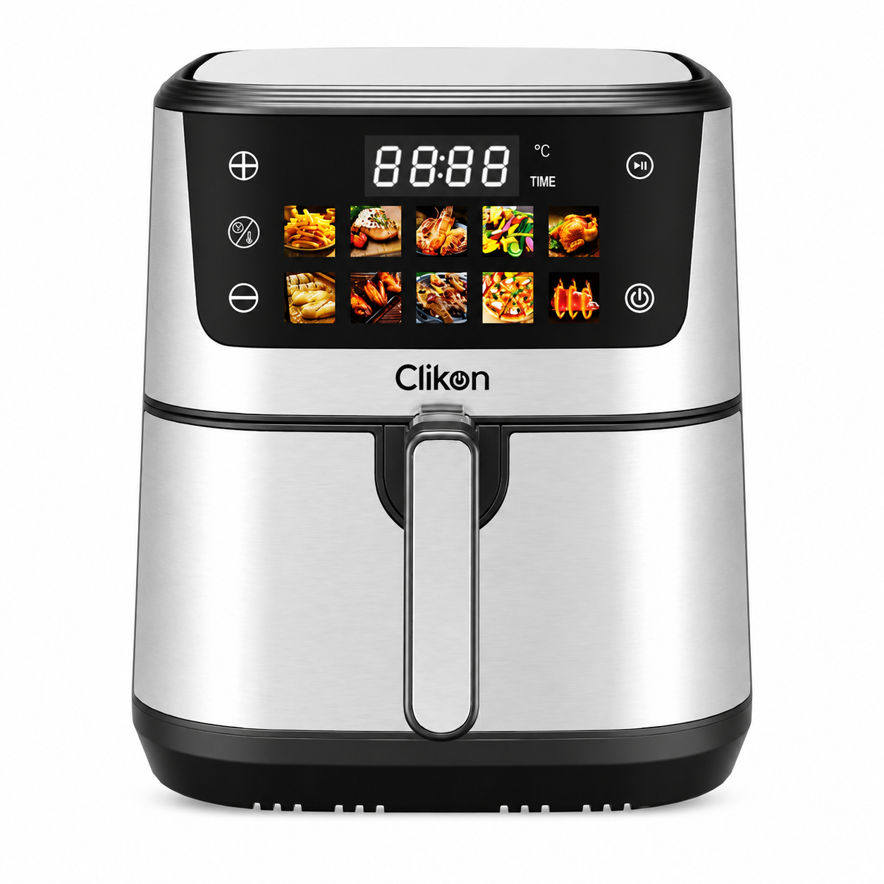 Clikon CK379 Digital AirChef Air Fryer 8L | Dual Heating | 2100W Digital Air Fryer