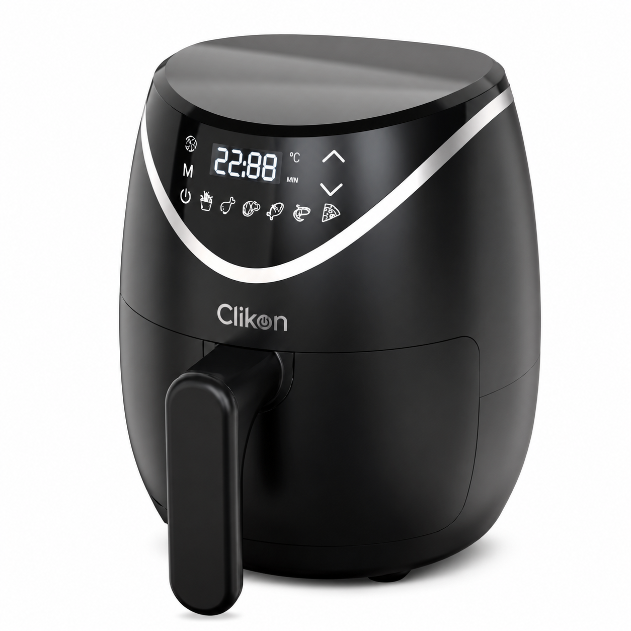 Clikon CK382 Digital AirChef Air Fryer 3L | LED Display | 1200W Oil-Free Fryer