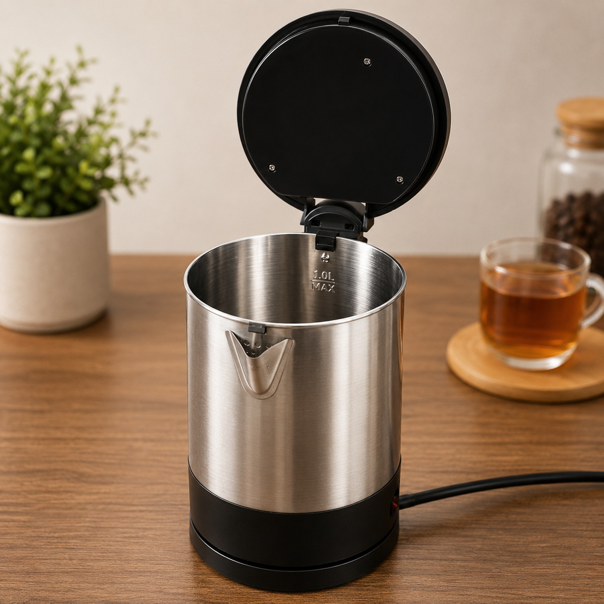 Clikon CK5133 1L Stainless Steel Kettle 1500W | Cordless