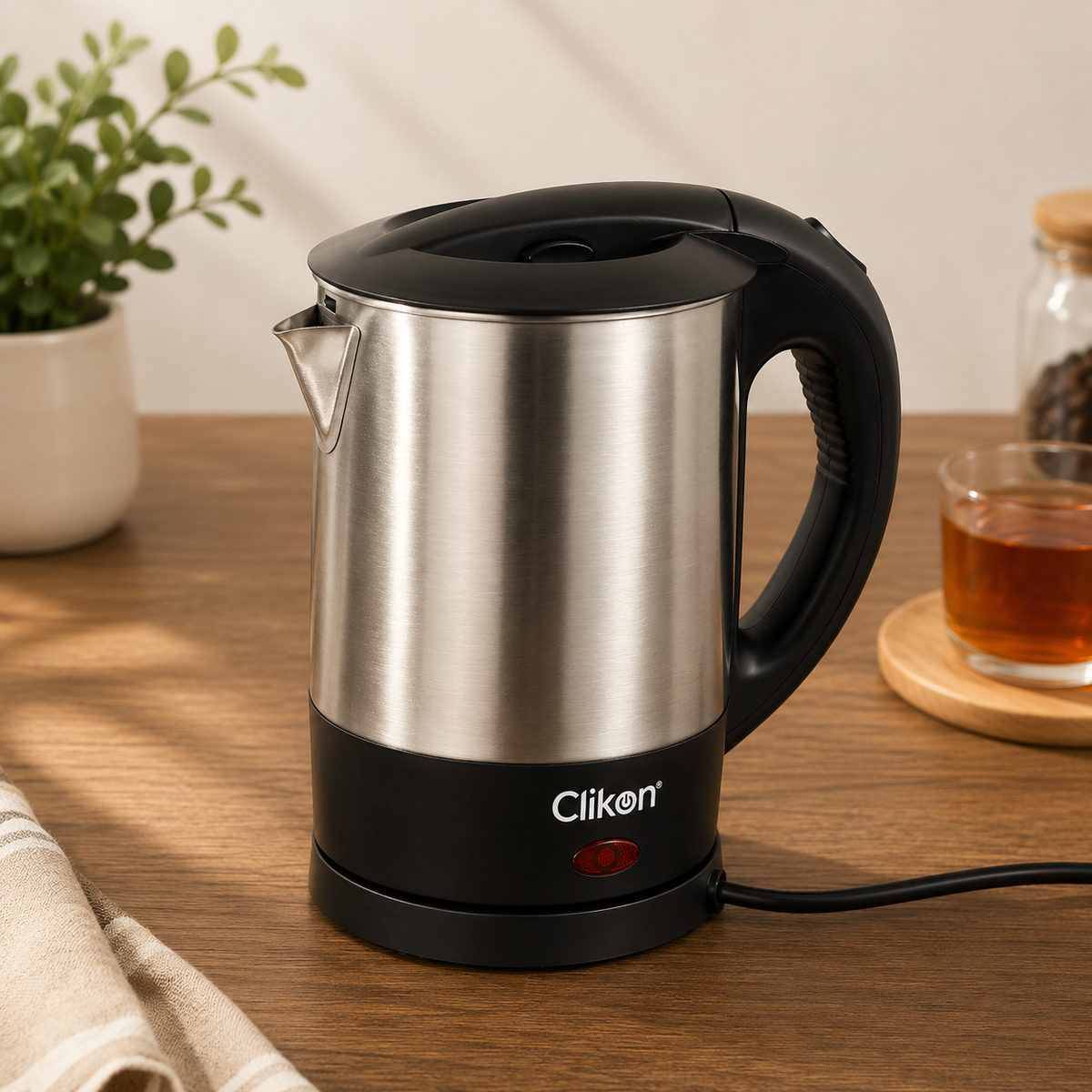 Clikon CK5133 1L Stainless Steel Kettle 1500W | Cordless