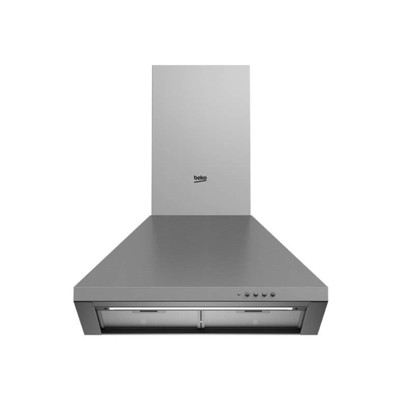 Beko 60cm Built-In Wall Mounted Hood CWB6441XN – Stainless Steel, 3 Speeds