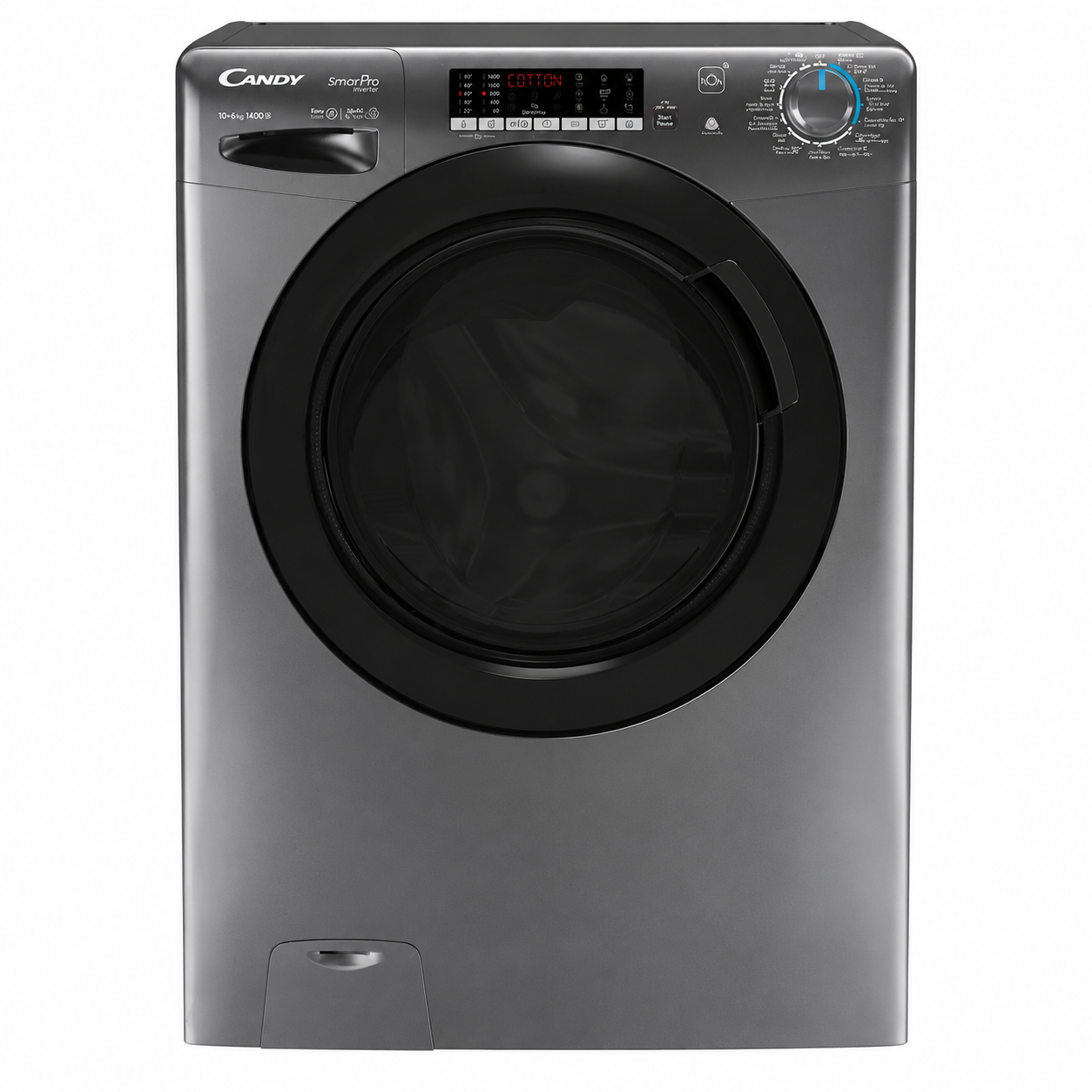 Candy Smart Pro Inverter Washer Dryer 10KG / 6KG CSOW41066TWMBR19 | 1400 RPM | WiFi + Bluetooth | Anthracite