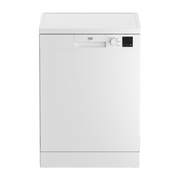 Beko 13 Place Setting Dishwasher DVN05320W – A++ Energy, 5 Programs, Half Load, White
