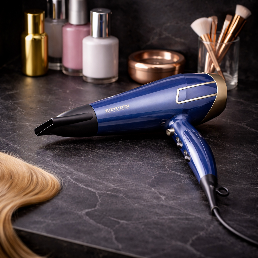 Krypton Hair Dryer KNH6087N | Cool Shot | 3 Heat & 2 Speed Settings | Safety Cut-Off