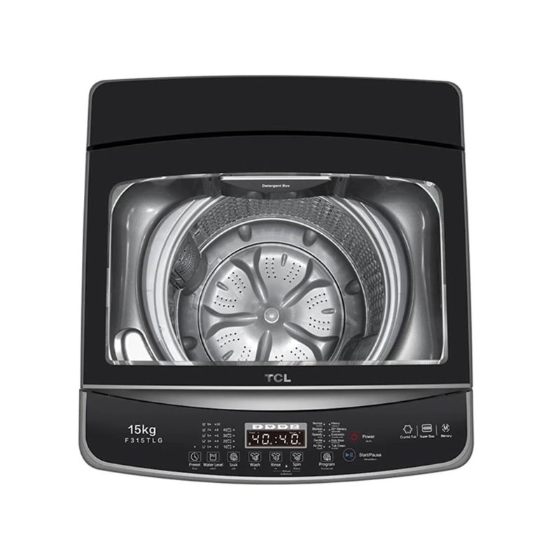 TCL 15KG Top Load Washing Machine F315TLG – Fully Automatic with Fuzzy Logic & Magic Filter