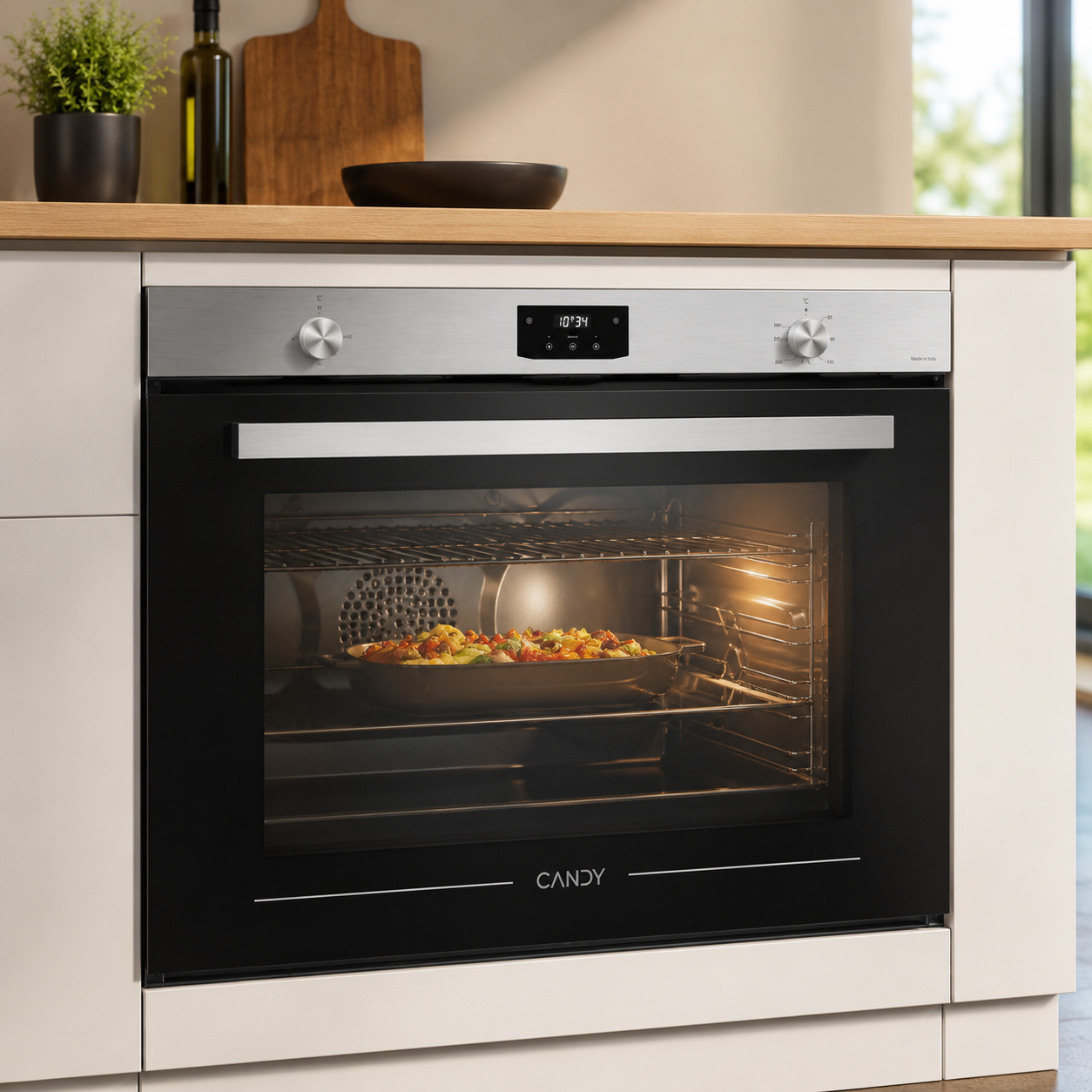 Candy Built-In Gas Oven 90cm FCG962DX-19 118L Stainless Steel