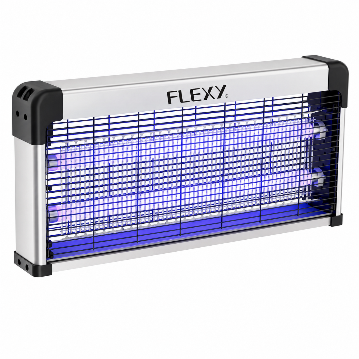 FLEXY FIK4016UV Insect Killer 40W | Double UV LED High-Voltage Bug Zapper | 70mm Insulated Aluminum