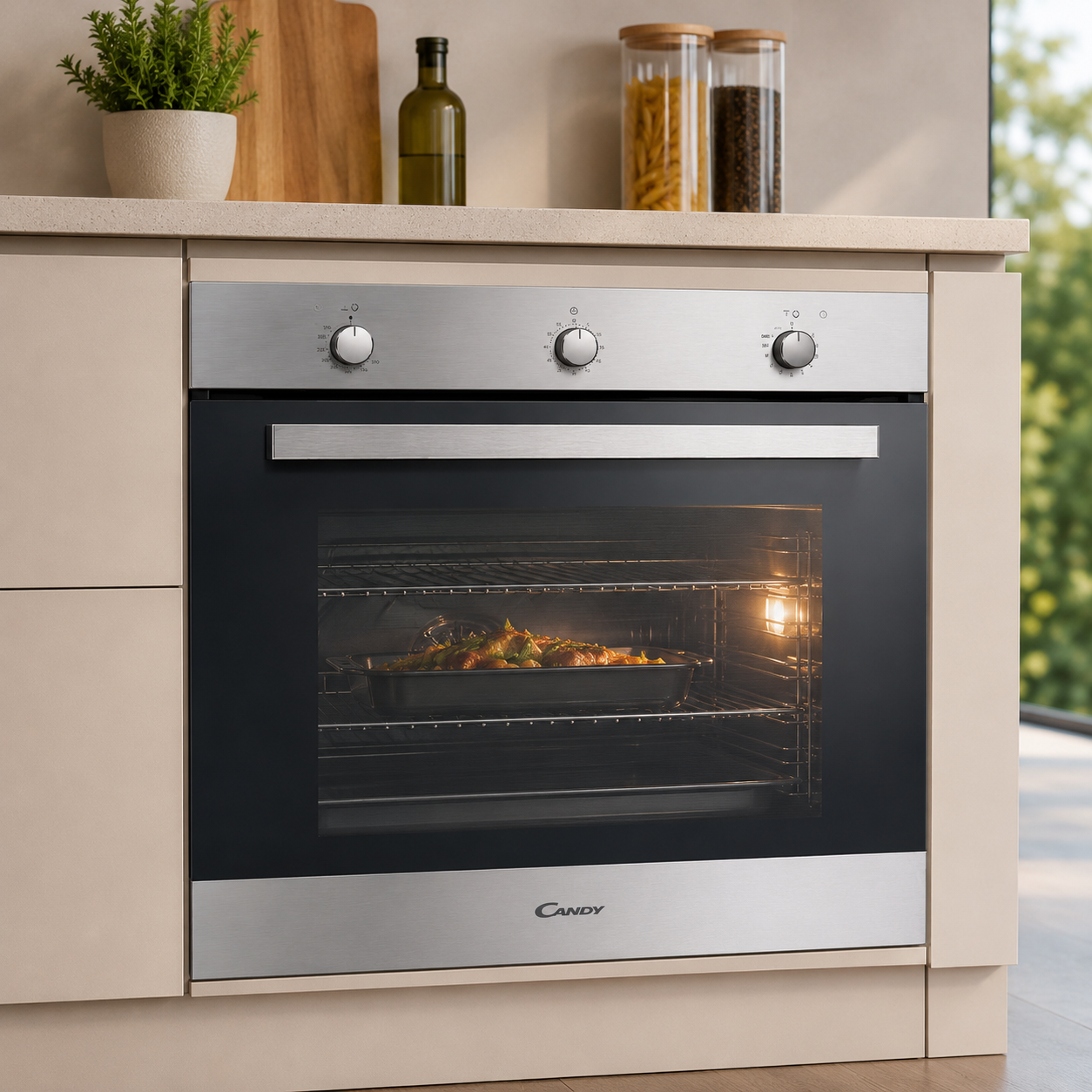 Candy Built-In Electric Oven FLG203/1X 60cm 60L Stainless Steel