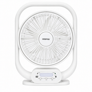 Geepas GF21189 12-Inch Rechargeable Table Fan | USB & Solar