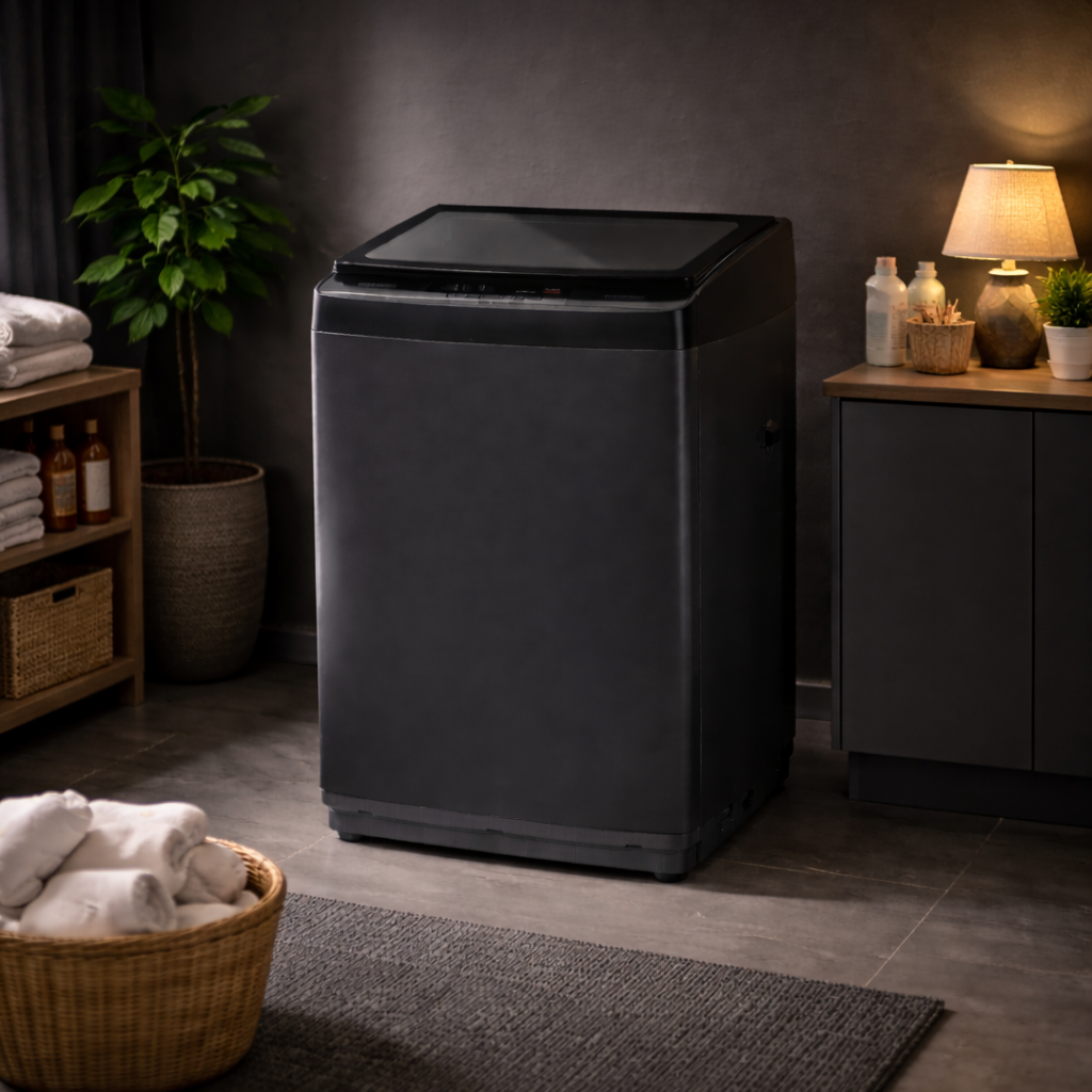 Geepas 7KG Fully Automatic Washing Machine GFWM7800LCS | Digital Display | Air Dry | Child Lock