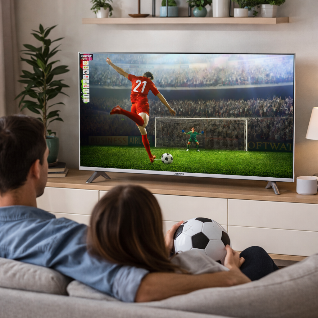 Geepas 32 Inch Smart LED TV GLED3202SEHD | Android OS | HD Ready | 2 HDMI + 2 USB | Full Color Optimizer