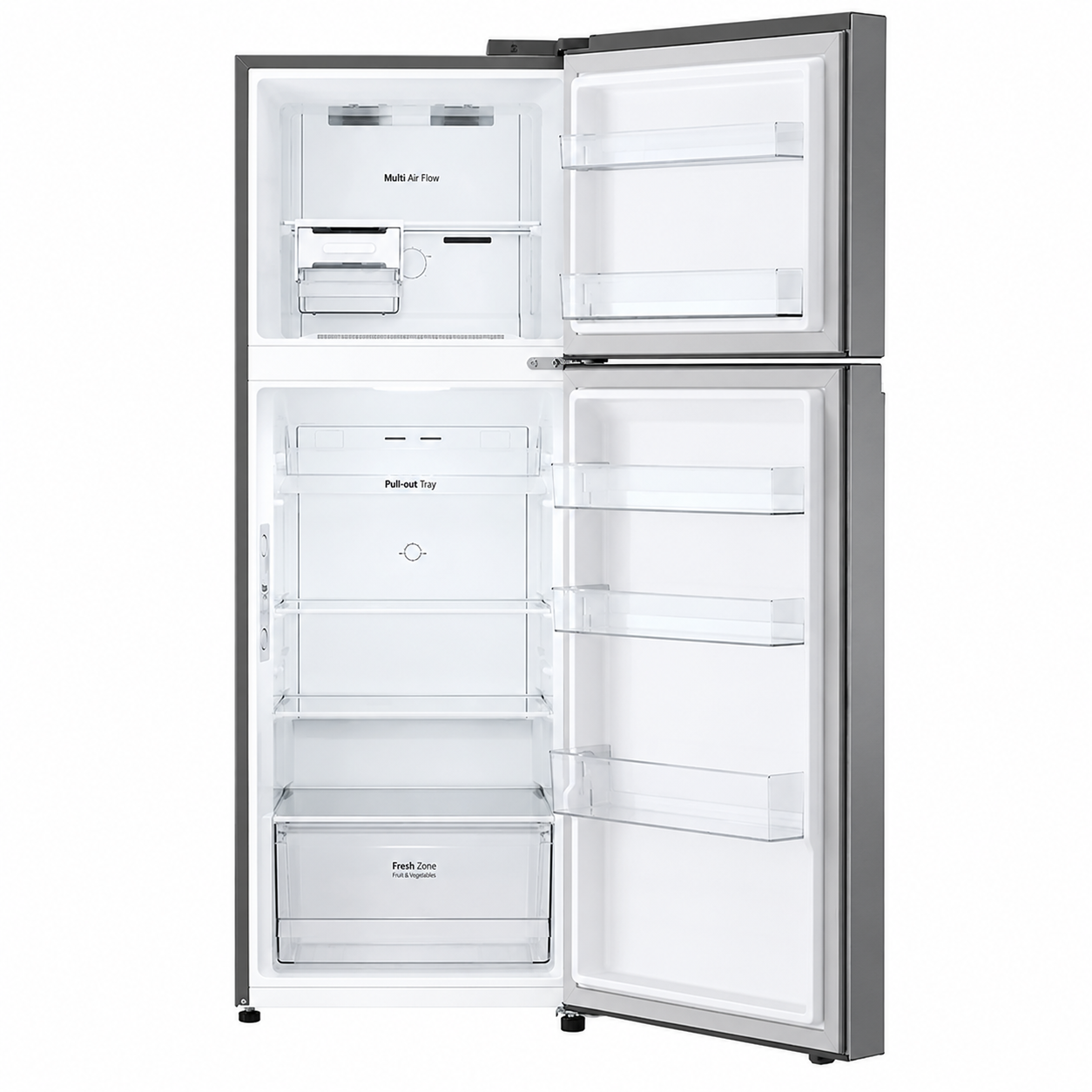 LG GN-B422PQGB 315L Smart Inverter Double Door Refrigerator | Dark Grey | Top Mount Freezer