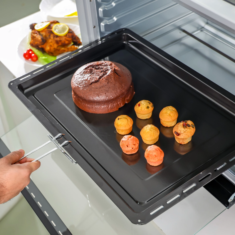 Geepas GO4406 100L Electric Oven | Rotisserie & Convection Oven | 2800W Multi-Function Oven