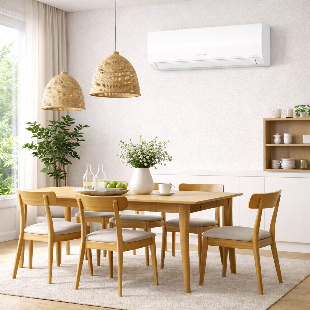 Gree 1.5 Ton Inverter Split Air Conditioner GS18INRGBST – Gold Fin 4-Way Airflow AC