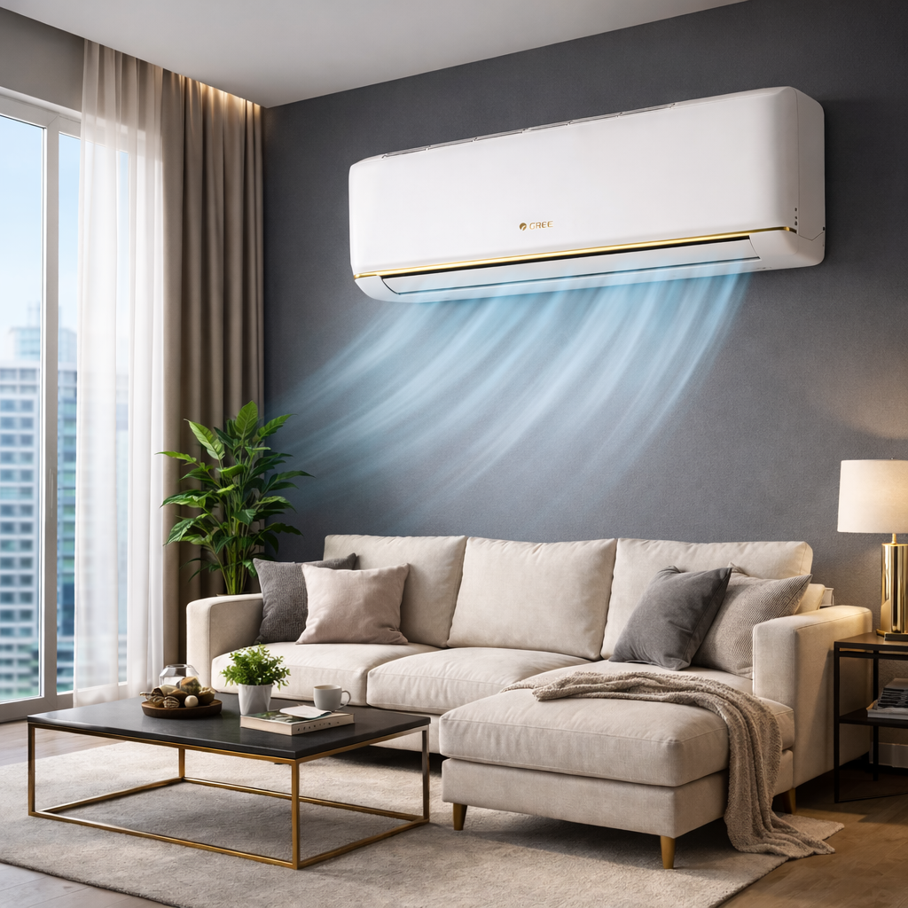 Gree 2 Ton Inverter Split Air Conditioner GS24INR-GBCOS – WiFi Smart Cooling