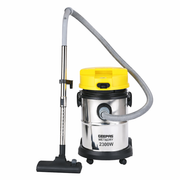 Geepas 25L Wet & Dry Stainless Steel Vacuum Cleaner GVC19011N | 2300W | Powerful Suction | Adjustable Control