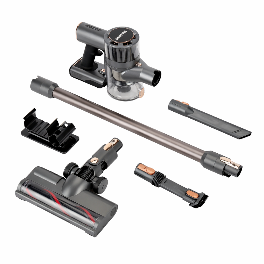 Geepas Cordless Vacuum Cleaner GVC19030 | 22.2V Lithium Battery | HEPA Filter | 2-Speed Suction