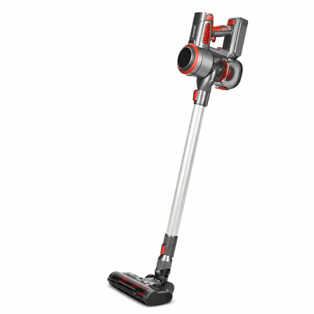 Geepas Cordless Stick Vacuum Cleaner GVC19038 | 25.9V Lithium Battery | HEPA Filter | LED Touch Control | 0.6L