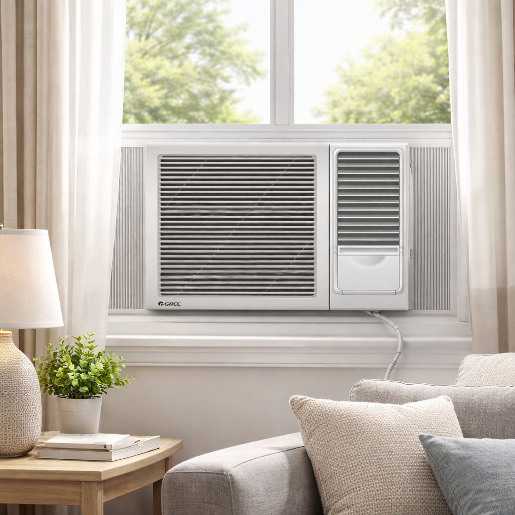 Gree 1.5 Ton Window Air Conditioner 18300 BTU Rotary Compressor – GW18CRX