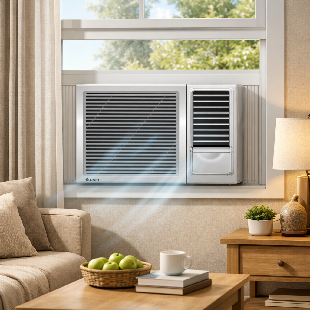 Gree Window Air Conditioner GW24CRX 1.9 Ton – 22300 BTU Cooling